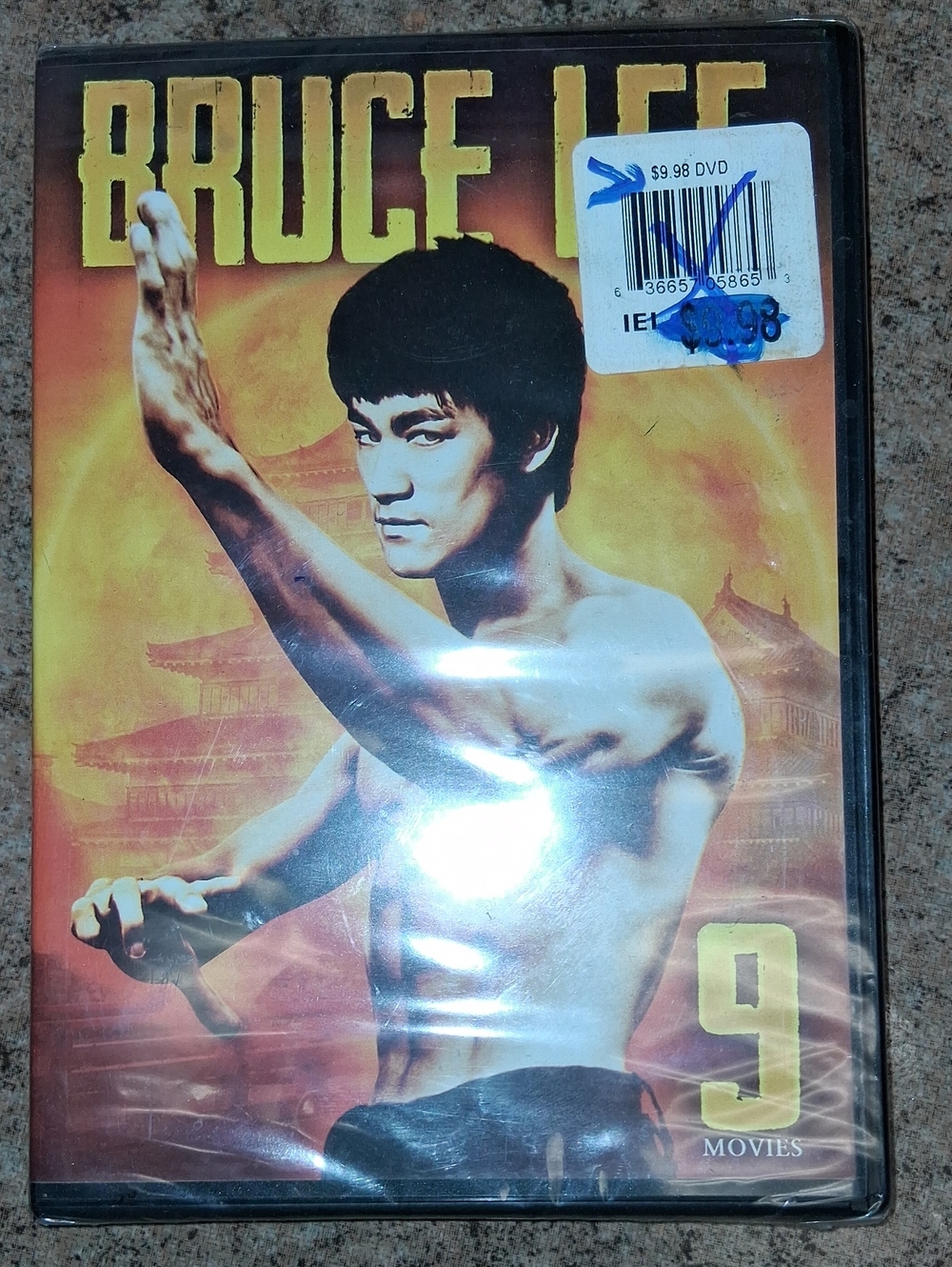 Bruce Lee 9-Movie DVD Collection - Yellow/Orange Cover
